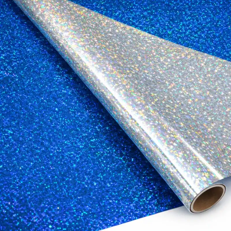 PAPEL DE REGALO AZUL DESTELLOS