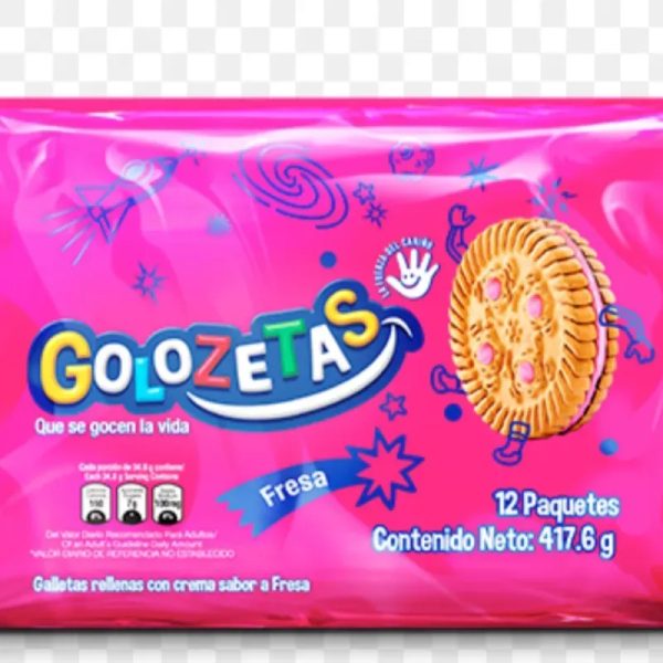 Galletas 12 unidades fresa