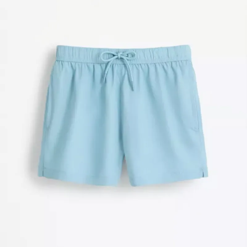Shorts nylon azul claro