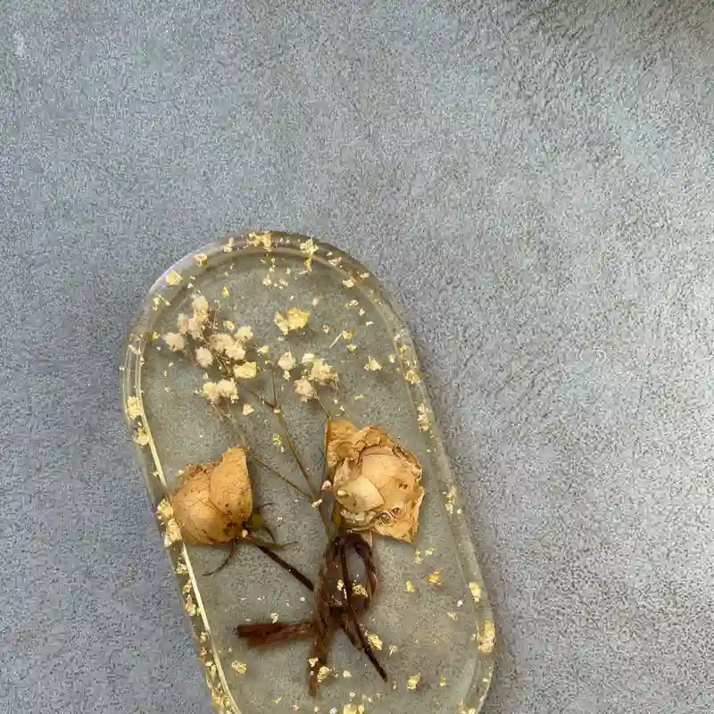 Bandeja de flores (recuerdo de bodas)