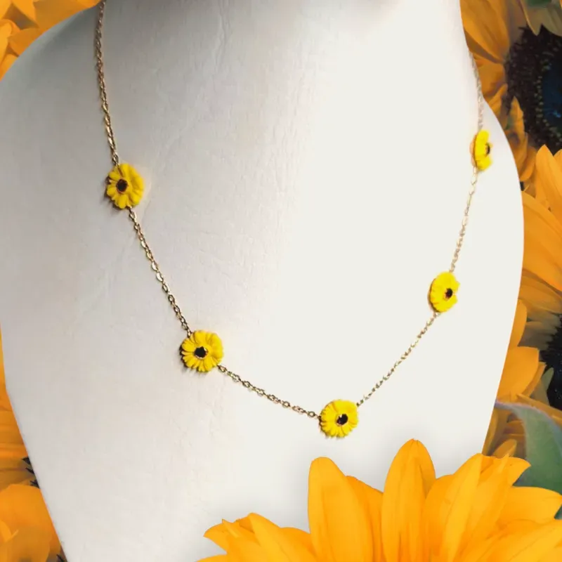 ✨ Cadenita de Girasoles Pop✨