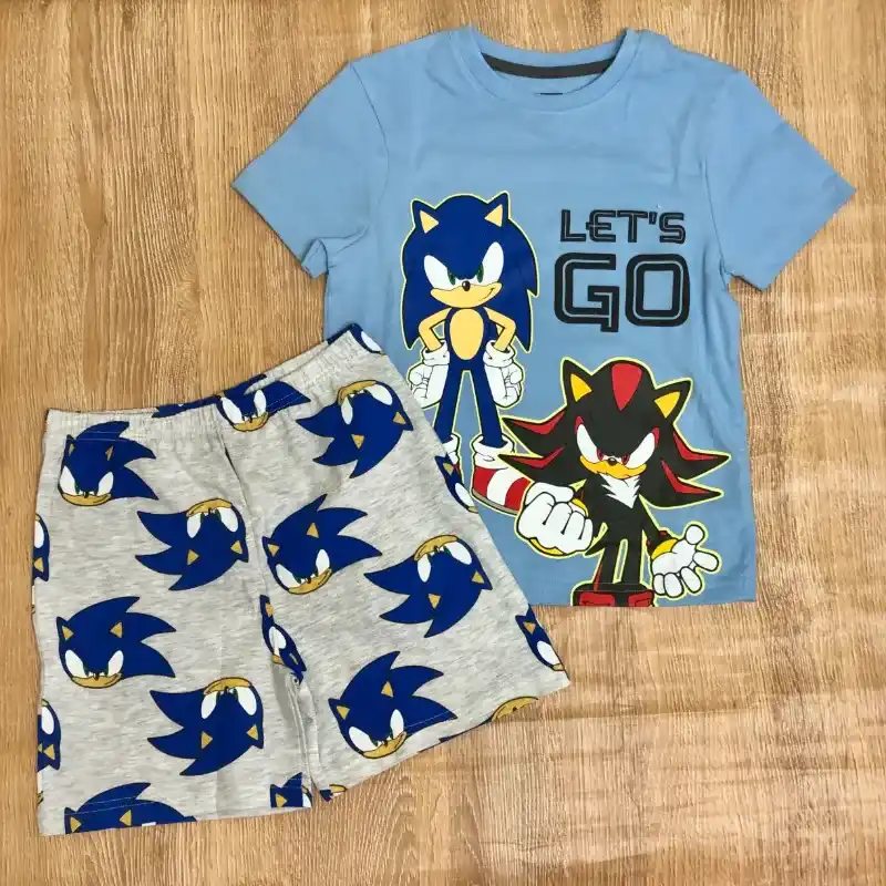 Conjunto de Sonic color azul
