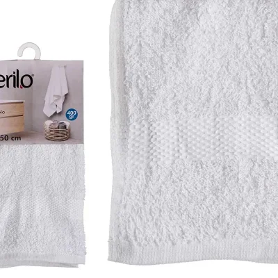 Toalla lisa color blanco (30 x 50)