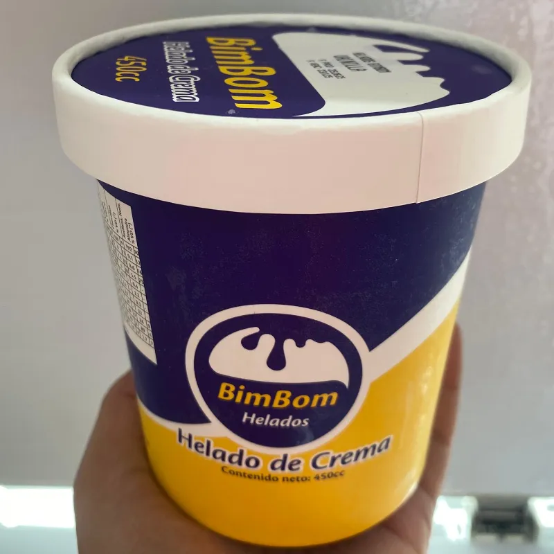 Helado BimBom Mantecado