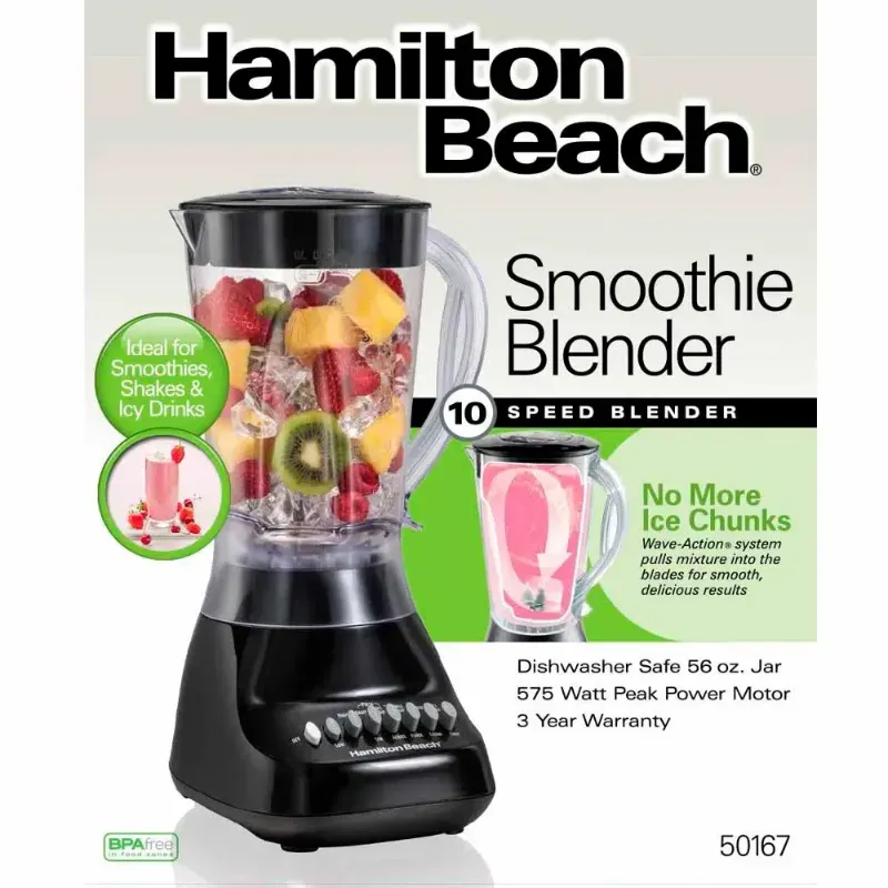 Licuadora multifuncional Smoothie Blender Hamilton Beach