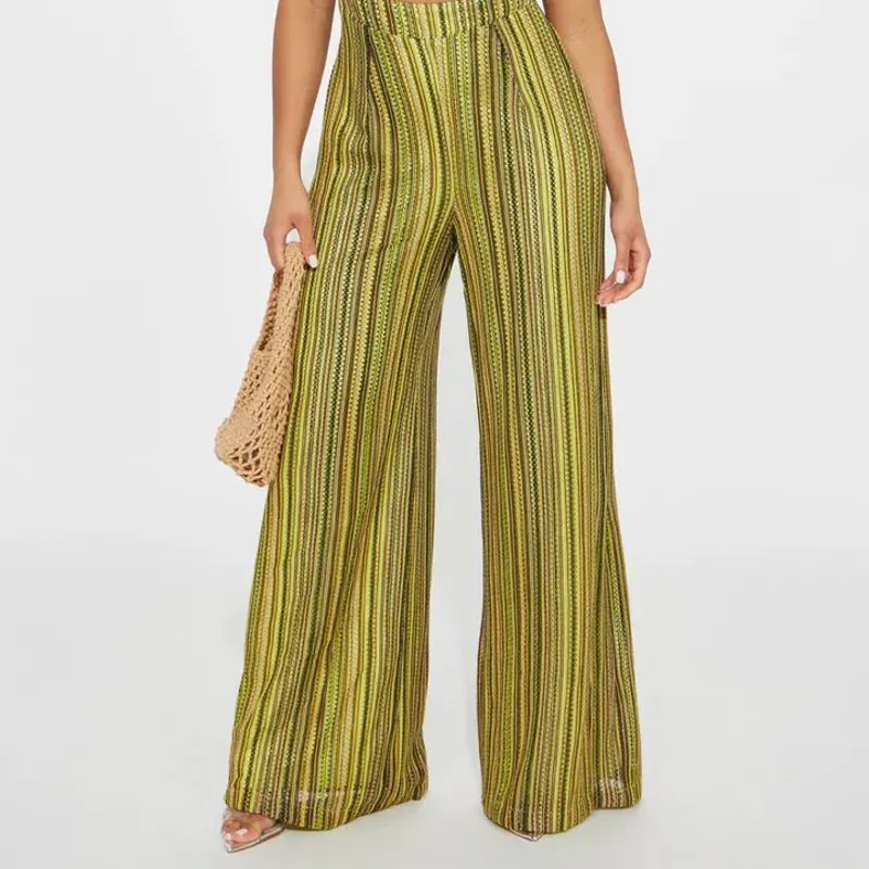 Mono enterizo verde estilo tejido