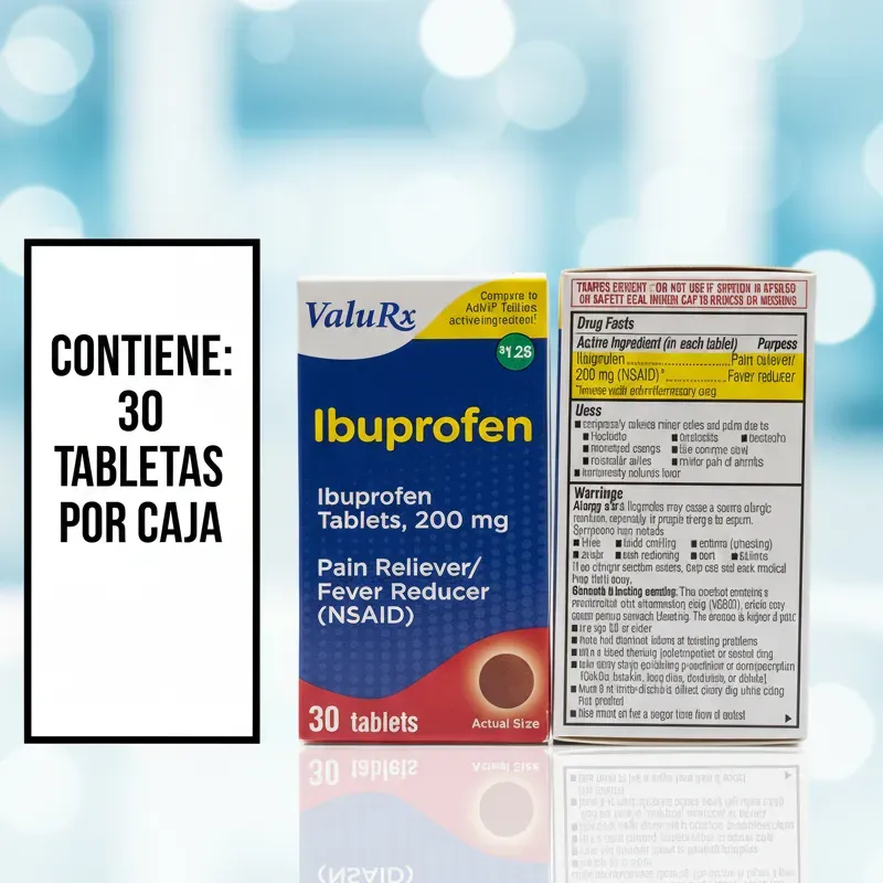 IBUPROFENO (POMO 200mg,30T)(VENCE 1-27)