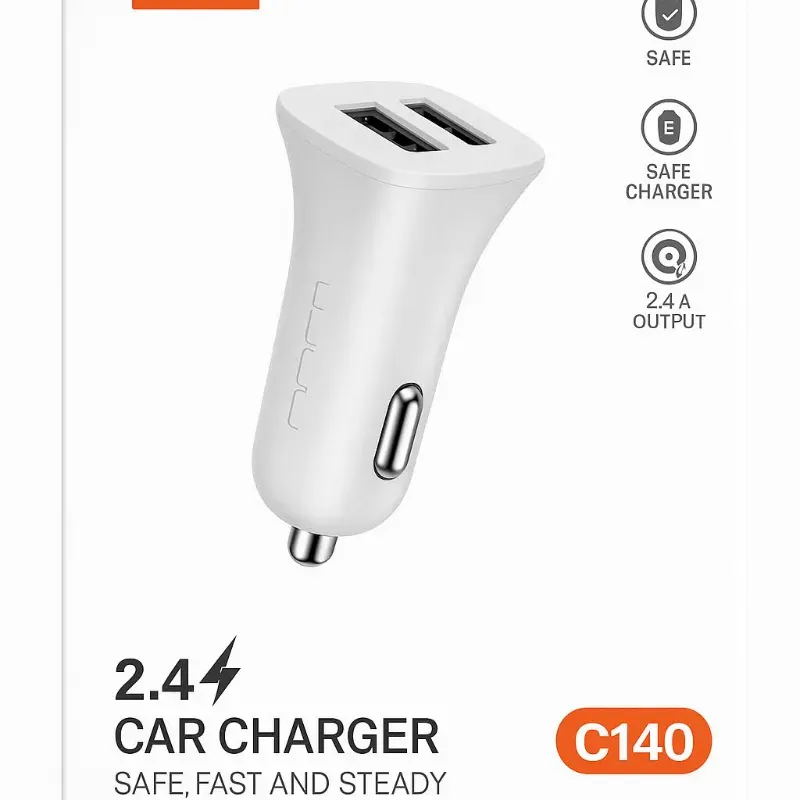 Cargador de móvil en autos - 12V