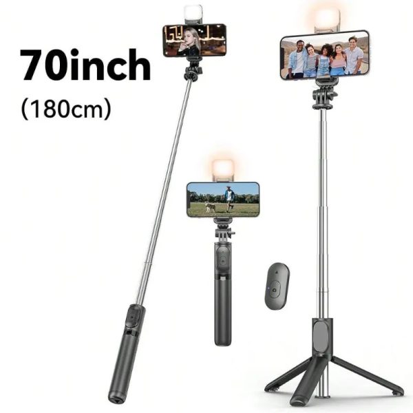 Trípode de 180 cm con luz