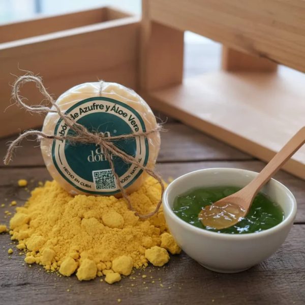Jabón de Azufre y Aloe Vera