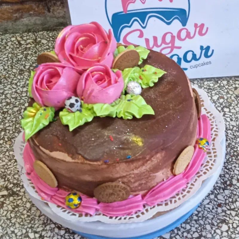 Sencillos con cobertura de chocolate y confituras