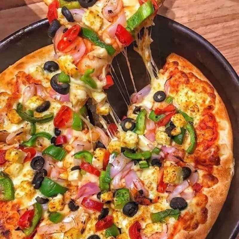 Pizza con Vegetales