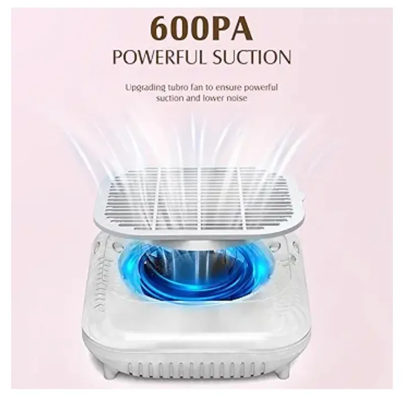 EXTRACTOR DE POLVO ELÉCTRICO DE ALTA VELOCIDAD (600 PA) CON FILTRO REUTILIZABLE , SILENCIOSO