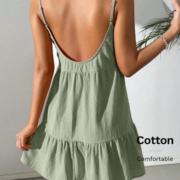 Vestido verde claro