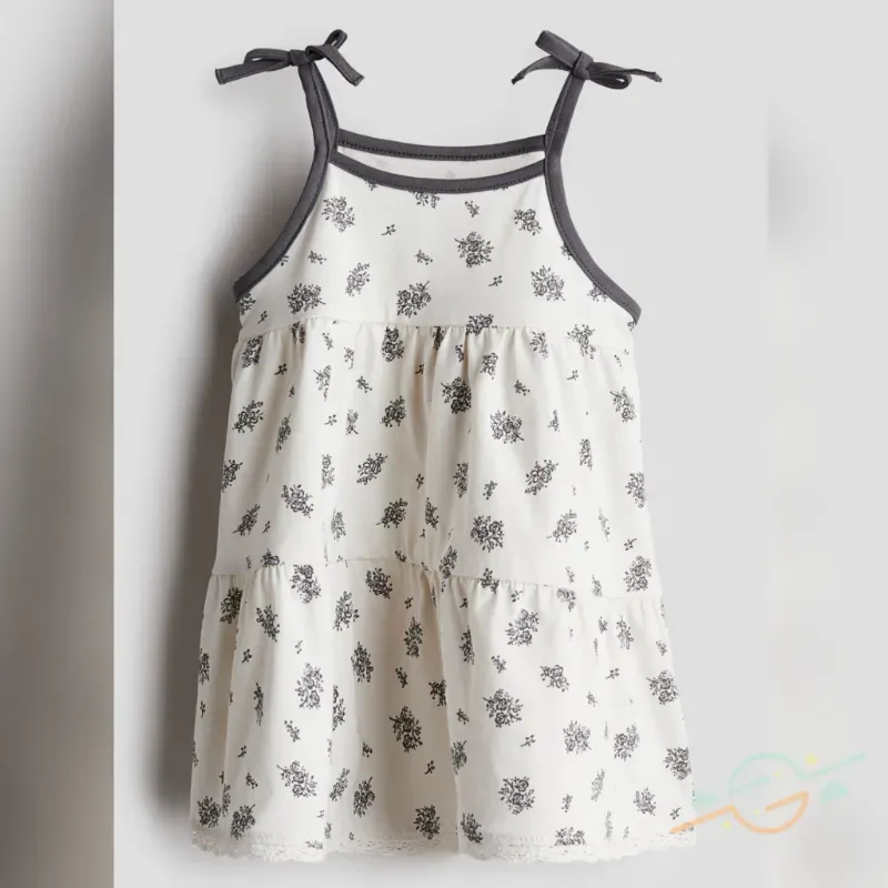 Vestido blanco tirantes H&M