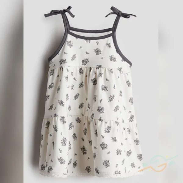 Vestido blanco tirantes H&M