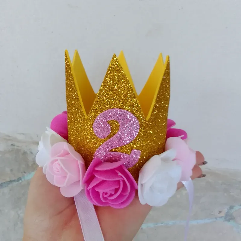 Corona de foami rosas