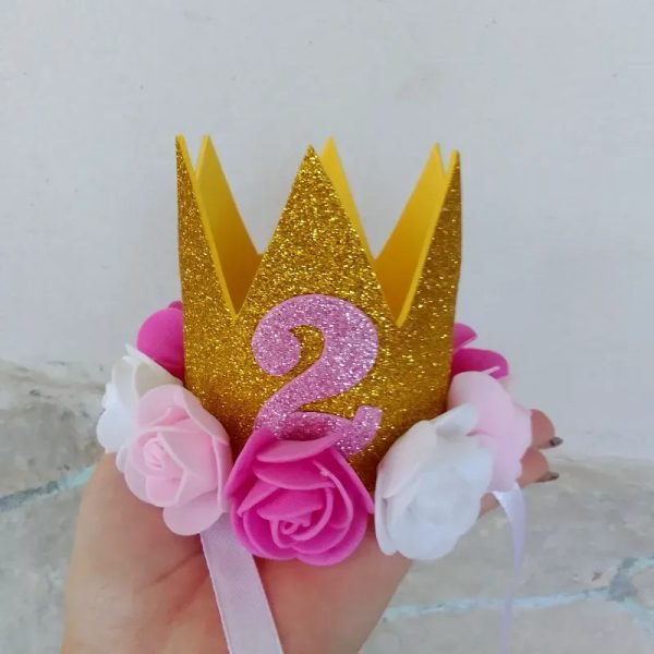 Corona de foami rosas