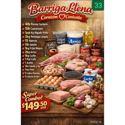 Combo #33(Oro de Casa)