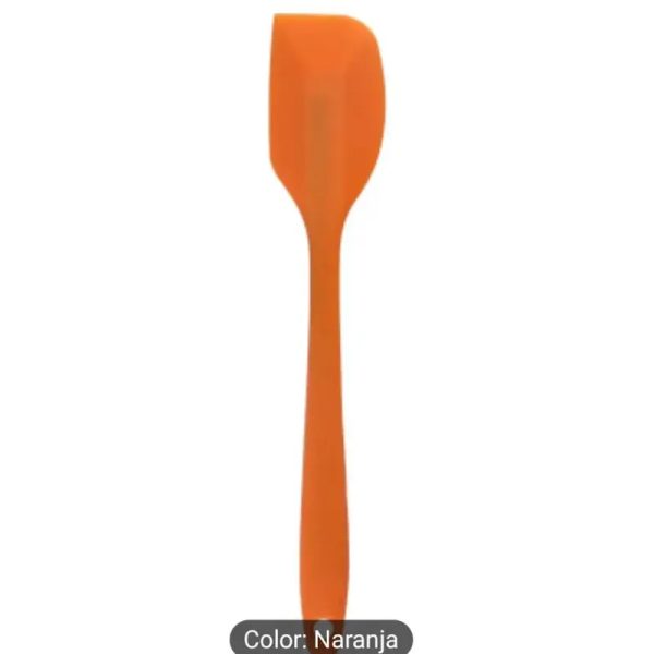 Espátula de silicona naranja