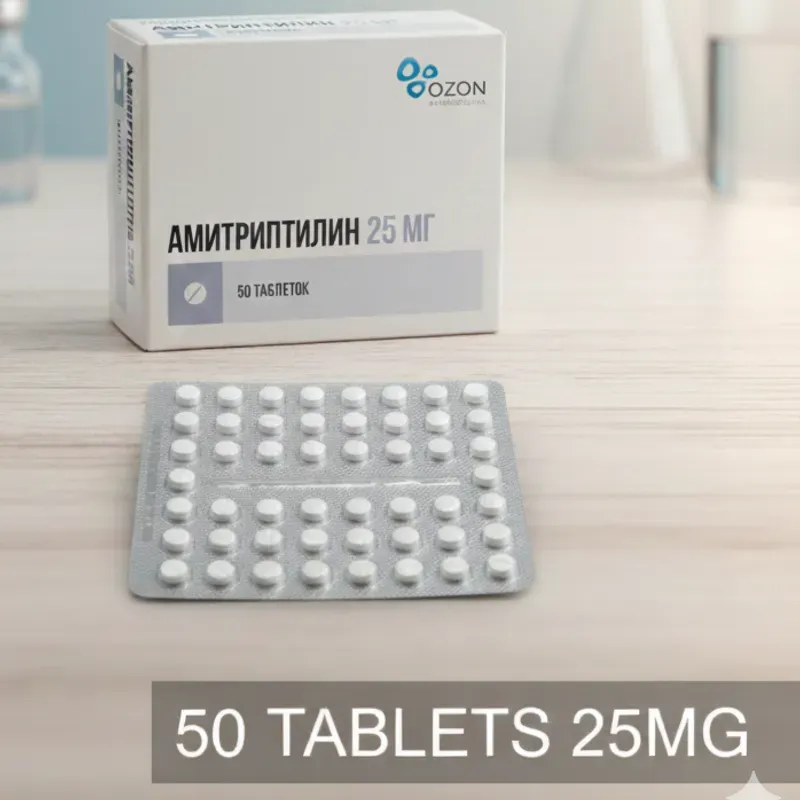 AMITRIPTILINA 50T ,25MG (VENCE 12-26)