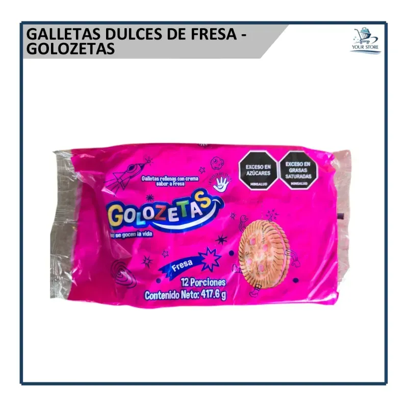 Galletas de Fresa - Golozetas (417.6g)