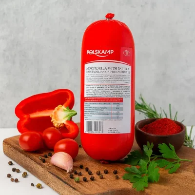 Mortadella con Pimientos Dulces