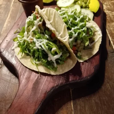 Taco de Atún y Res