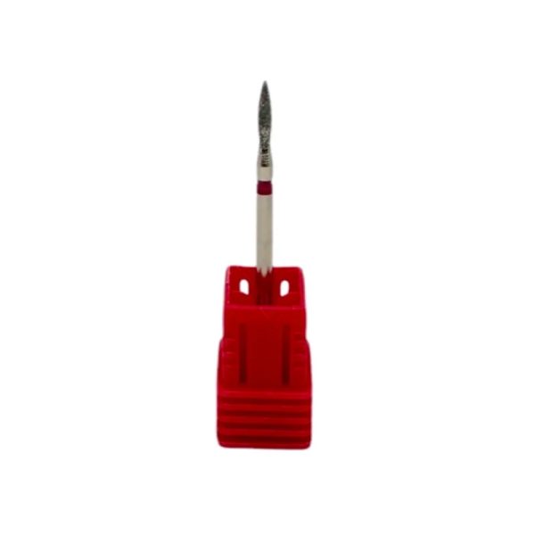 Fresa diamante flama roja