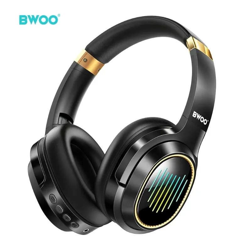 BWOO – Auriculares Gaming Over‑ear BW‑586 con LED RGB