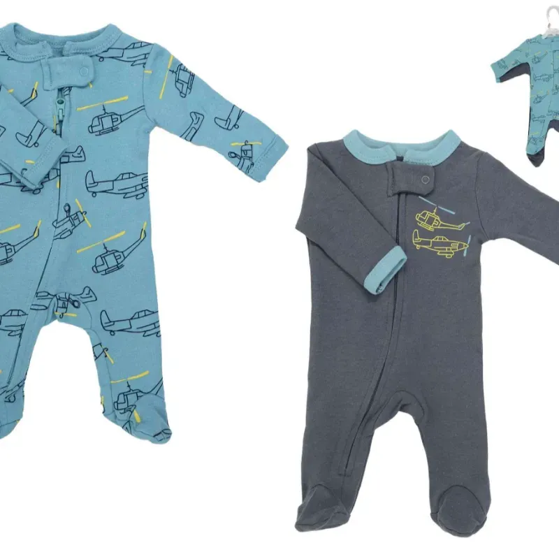 Conjunto de Enterizos para Bebé Temática Helicópteros