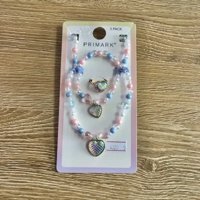 Set de pulso, collar y anillo