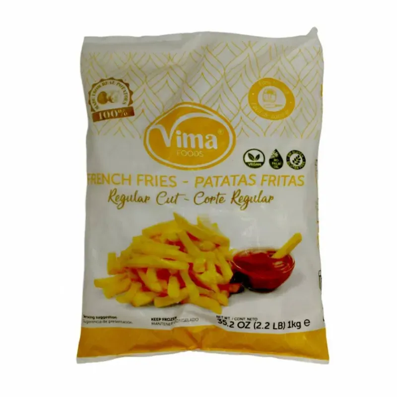 Paquete papas prefritas 1kg