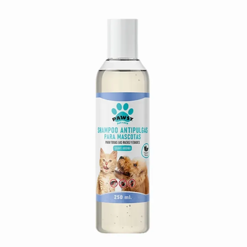Shampoo Antipulgas para mascotas 