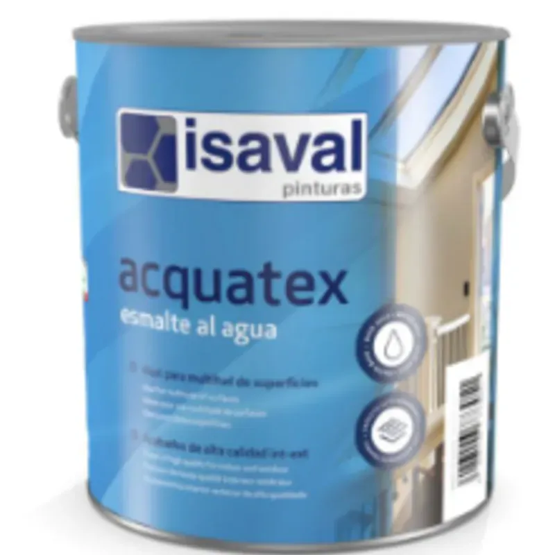 Acquatex esmalte al agua NEGRO 4Lts