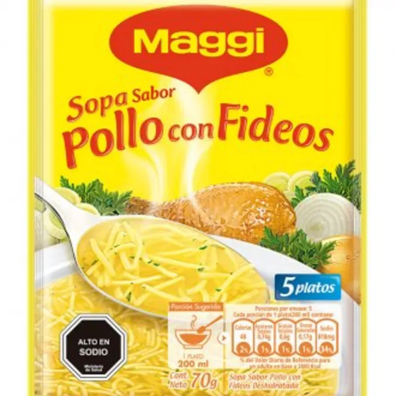 Sopa de Pollo Maggi