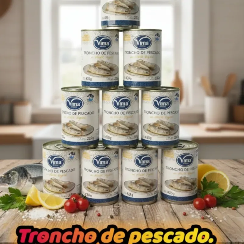 Troncho de pescado en aceite.