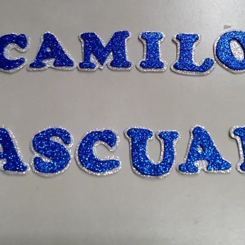 Topper Nombres letras molde