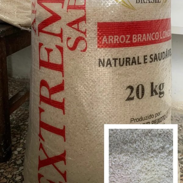 Saco de arroz importado
