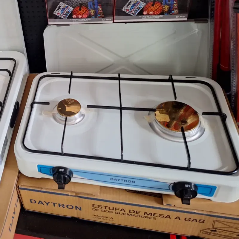 Cocina de gas de 2 estufas