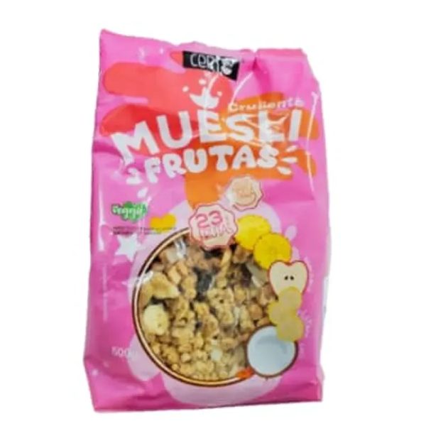 Cereal Muesli Crujiente con Frutas