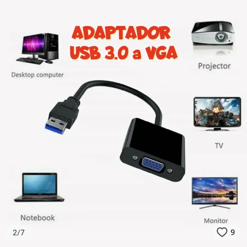 -- USB 3.0 a VGA