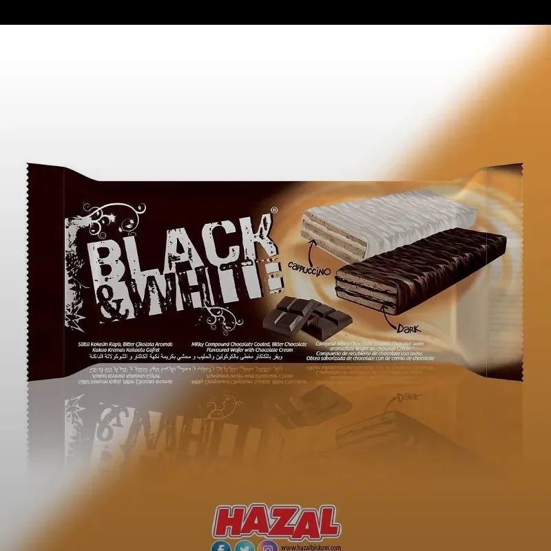 Sorbeto Black White de Chocolate oscuro y blanco