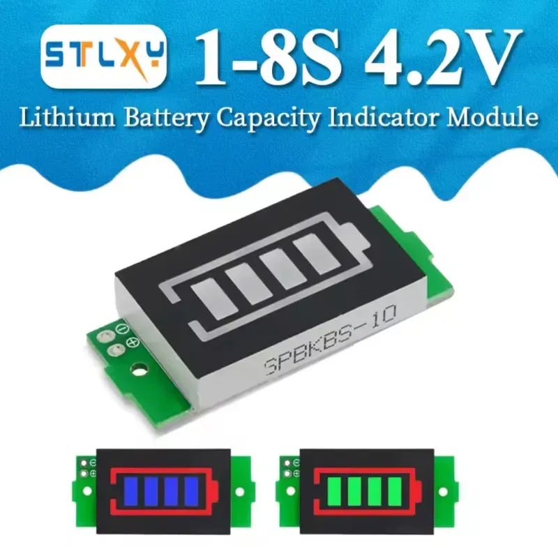 Módulo Indicador de Capacidad de Batería de Litio
