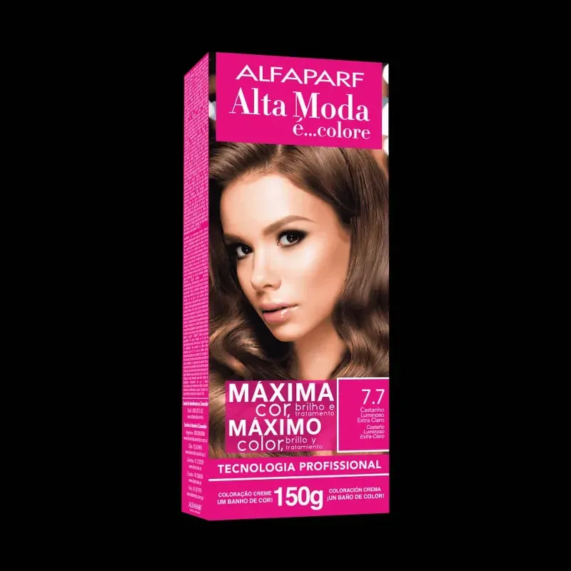 Tinte ALFAPARF 7.7 – Castaño Luminoso Extra Claro