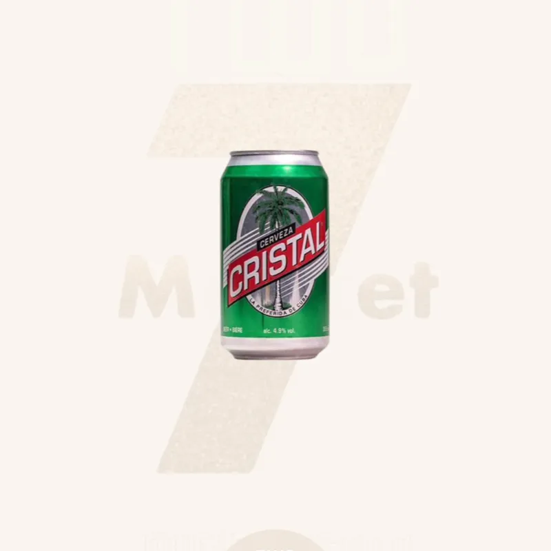 Cerveza Cristal de lata