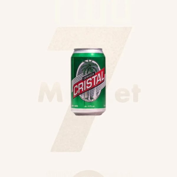 Cerveza Cristal de lata