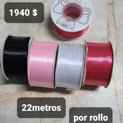 Cinta de 4 cm por rollo dd 21.5 m