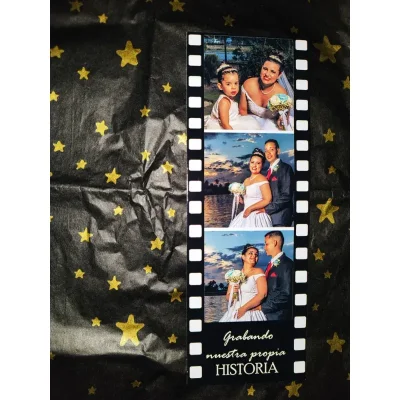 Carrete Polaroid (fondo negro)