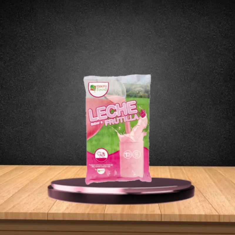 Leche en Polvo con Sabor a frutilla